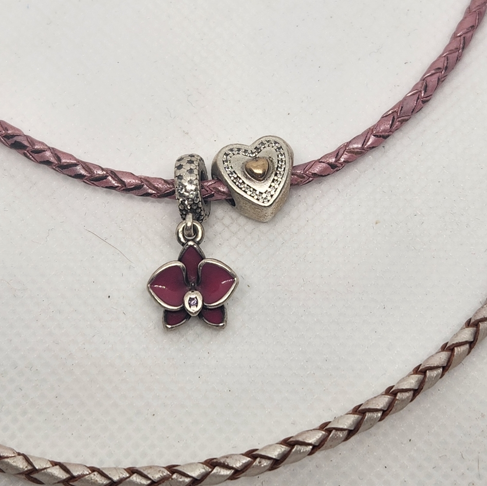 Pandora necklaces and charms